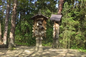 Holzskulptur in Juodkrante